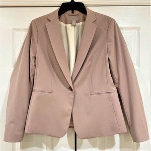 H & M Blazer Women's Size Medium Rose/Tan Sporty